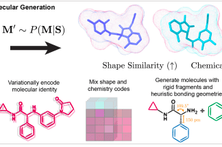 SQUID: A New Generative Model for Shape-Conditioned Generation of 3D Molecules for Structure-Based Drug Design SQUID for shape-conditioned 3D molecular generation.