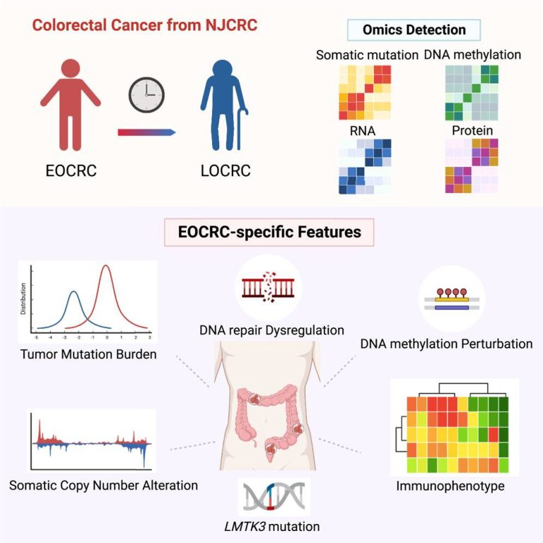 New Insights into the Etiologies of Early-Onset Colorectal Cancer Through an Integrative Multi-Omics Study