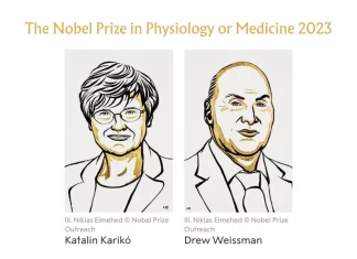 The 2023 Nobel Prize in Physiology or Medicine: Pioneers Katalin Karikó and Drew Weissman Honored for Advancing mRNA Vaccines Against COVID-19 The Nobel Prize in Physiology or Medicine 2023