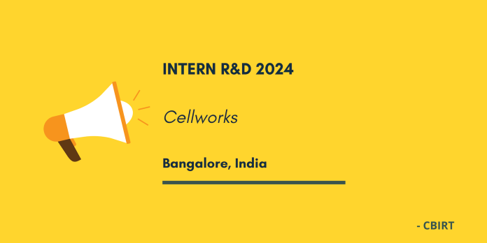 INTERN R&D 2024 at at Cellworks