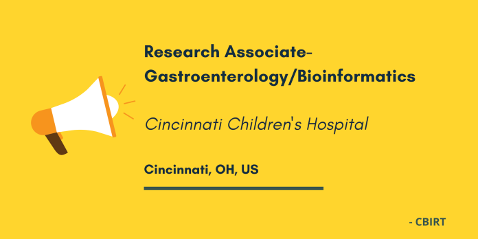 Research Associate-Gastroenterology/Bioinformatics