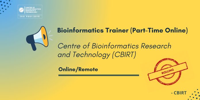 Bioinformatics Trainer Job