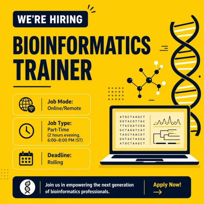 Bioinformatics Trainer Position