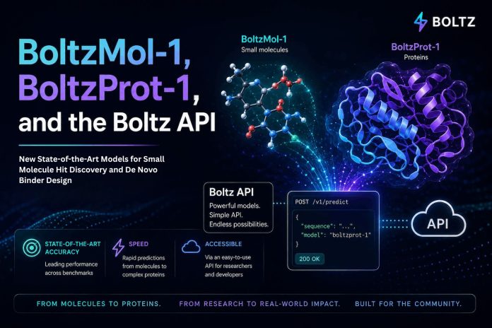 BoltzMol-1, BoltzProt-1, and a New API for Small Molecule Hit Discovery and Protein Design